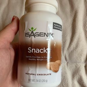 Isagenix snacks bottle (with tablets)